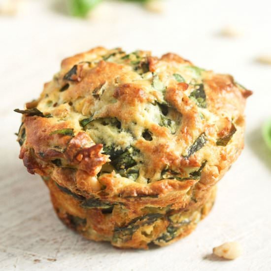 Easy Spinach and Feta Muffins