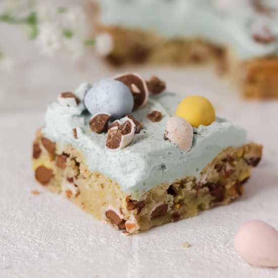 Cadbury Mini Egg Cookie Bars