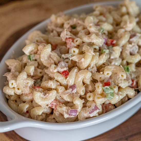 Tuna Pasta Salad (Dominican style)