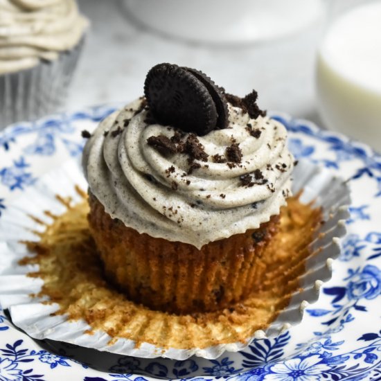 Oreo Cupcakes Cream Cheese Icing