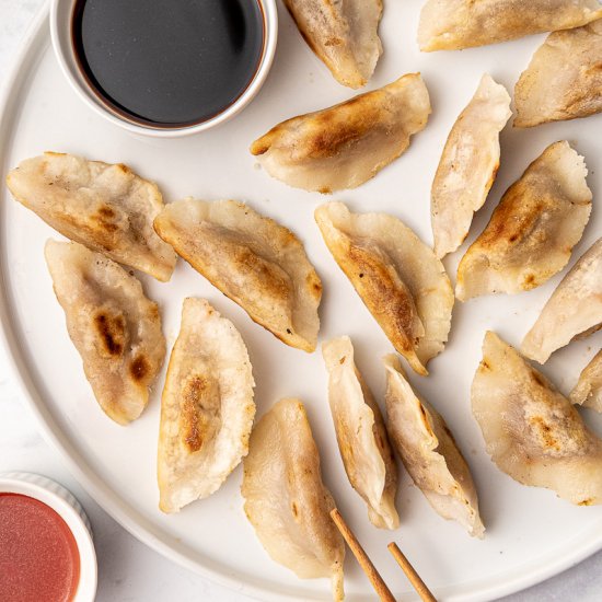 Gluten free Dumplings {Potstickers}