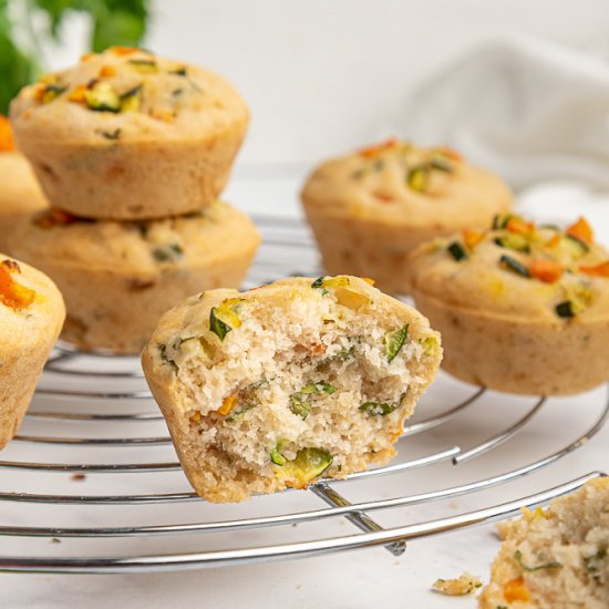 Gluten free Veggie Muffins (Vegan)