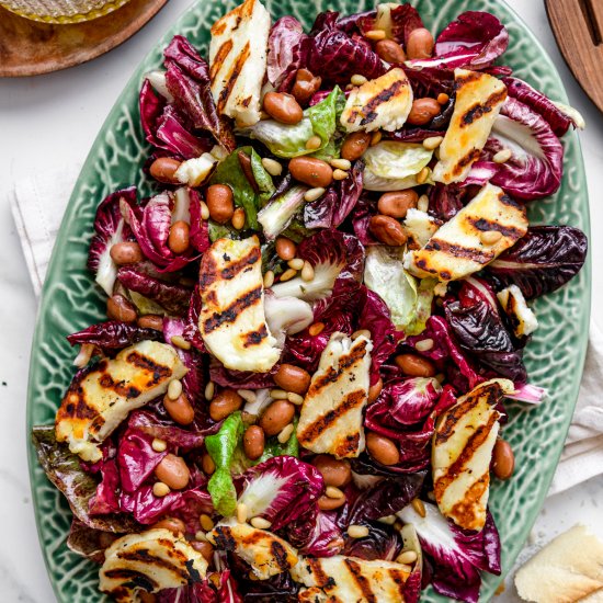 Radicchio Halloumi Salad