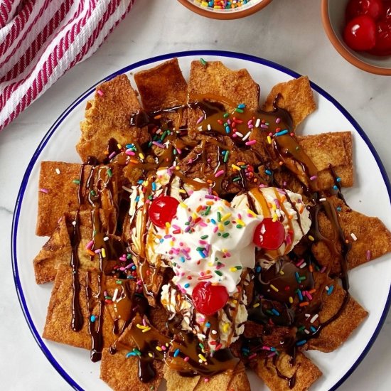 Ice Cream Sundae Nachos