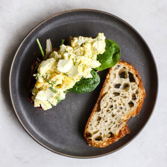 Healthy Egg Salad with Greek Yogurt