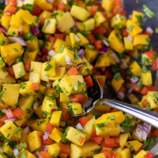 Spicy mango salsa