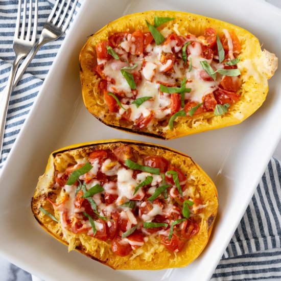 Tomato Basil Spaghetti Squash