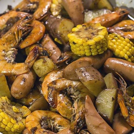 Cajun Shrimp in Browned Butter