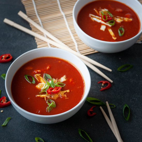 Chinese tomato soup