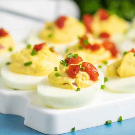 Pimento Cheese Deviled Eggs