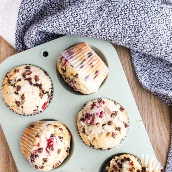 Chocolate Raspberry Muffins