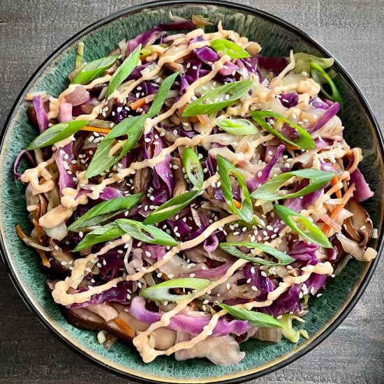 Vegan Egg Roll in a Bowl