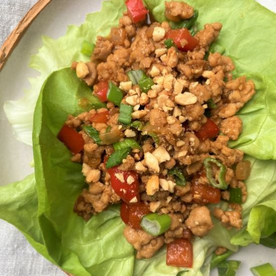 Keto Chicken Lettuce Wraps