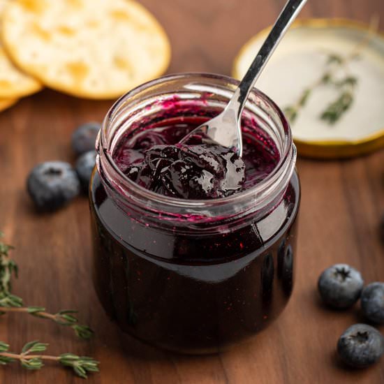 Small Batch Blueberry Thyme Jam