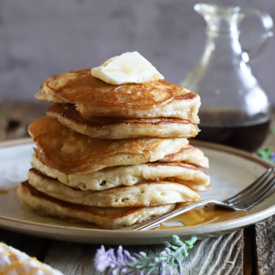 Overnight Sourdough Pancakes