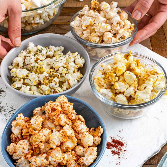 Vegan Popcorn Seasonings