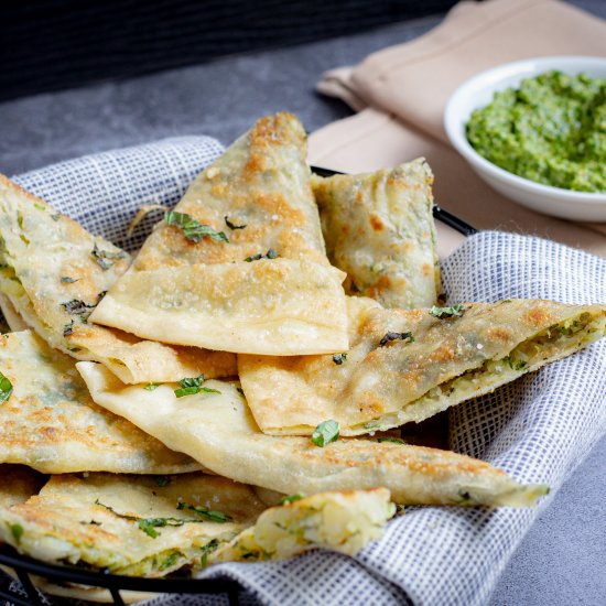 Bolani (Afghan Potato Flatbread)