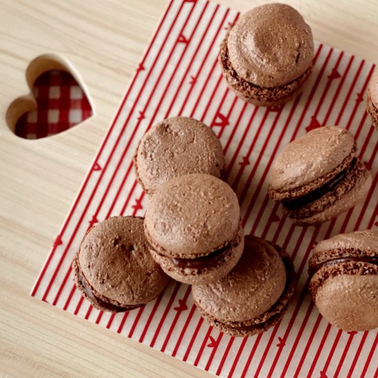 Chocolate Macarons