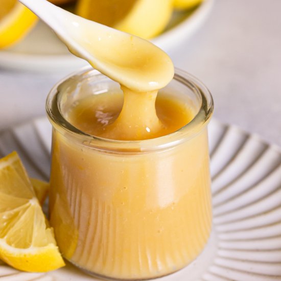 Easy Vegan Lemon Curd (Sugar-Free)