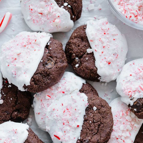 Vegan Chocolate Peppermint Cookies