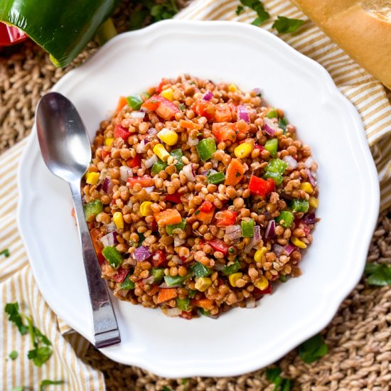 Spanish Lentil Salad