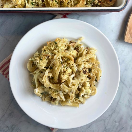 Baked Pasta with Cauliflower