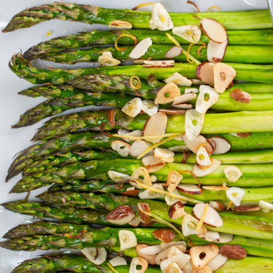 zesty roasted asparagus