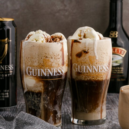 Guinness Float with Baileys