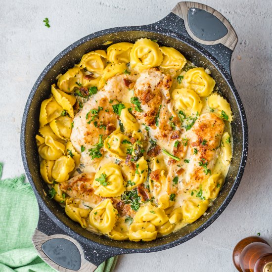 Creamy Parmesan Chicken Tortellini