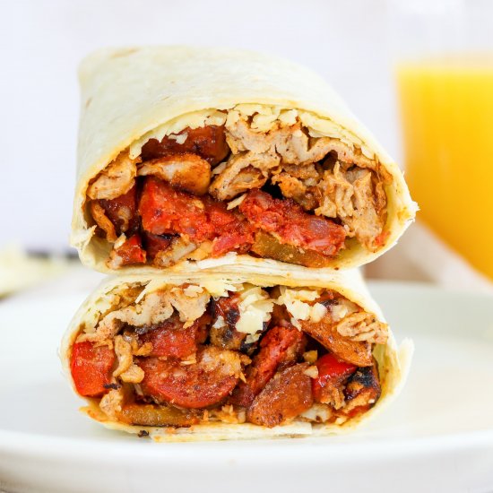 Chorizo Breakfast Burrito