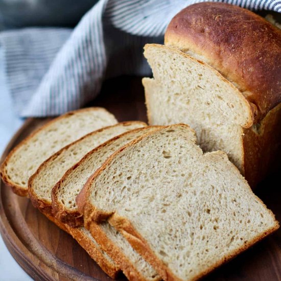 Tangzhong Whole Wheat & Rye Bread