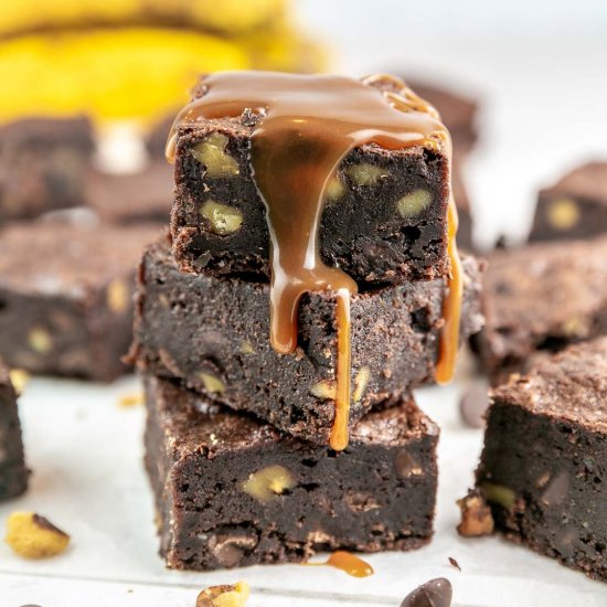 Fudgy Banana Brownies