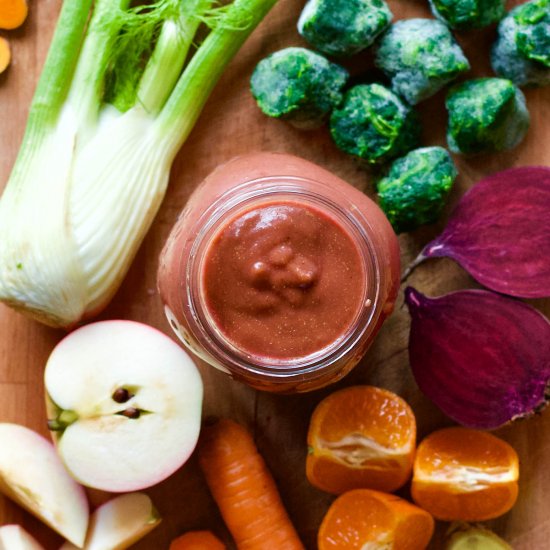 Red Beet and Grapefruit Smoothie