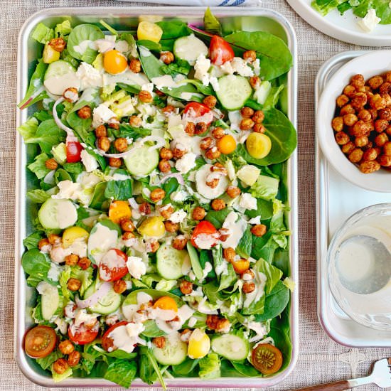 Crispy Chickpea Salad