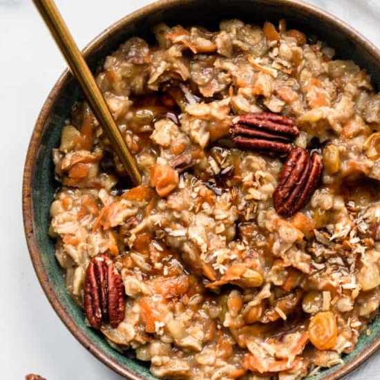 Carrot Cake Oatmeal