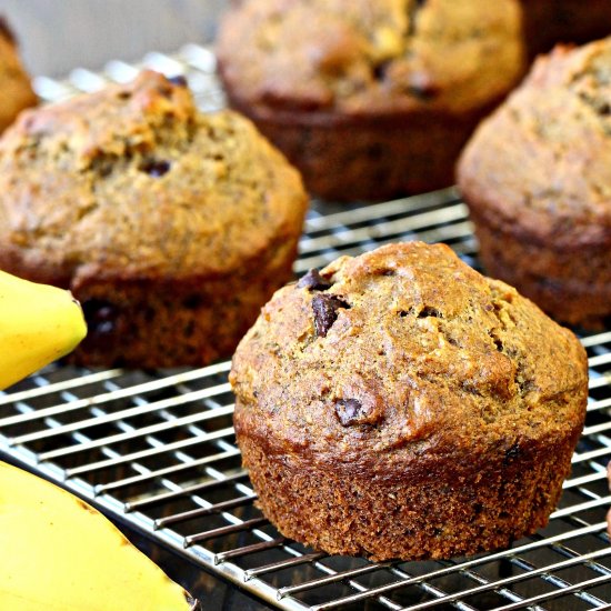 Banana Chocolate Chip Muffins