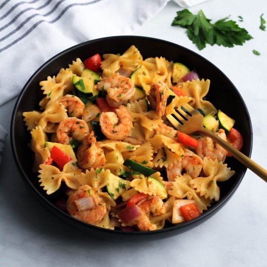 Shrimp and Vegetable Pasta