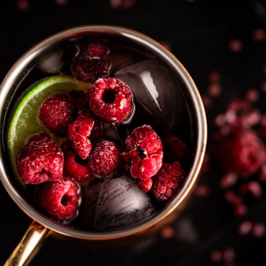 Raspberry Moscow Mule