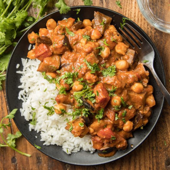 Coconut Eggplant Curry