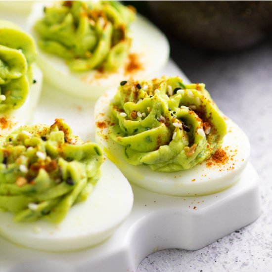 Avocado Deviled Eggs