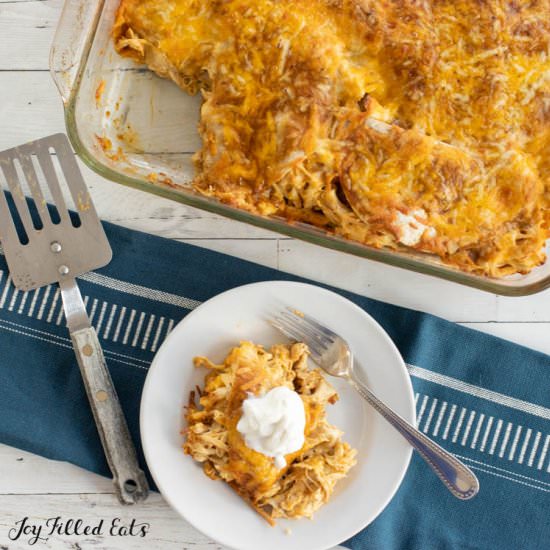 Keto Enchilada Casserole