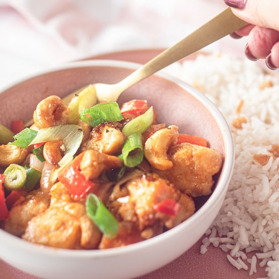 Spicy Cashew Chicken