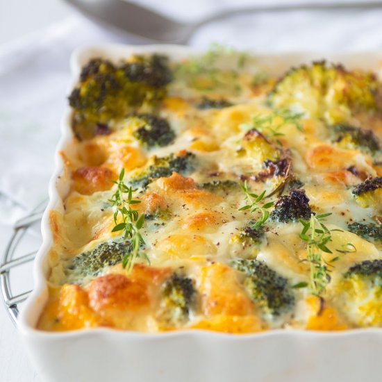 Broccoli Frittata with Mozzarella