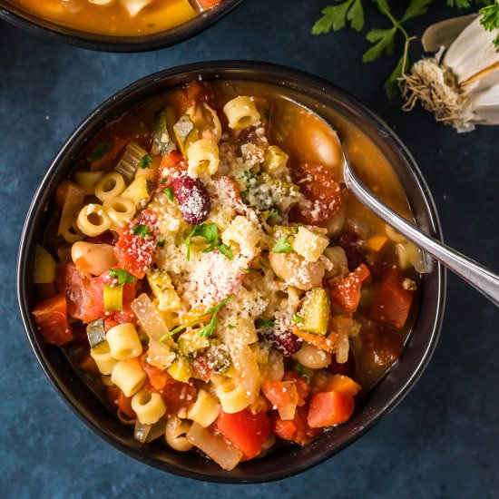 Slow Cooker Minestrone Soup