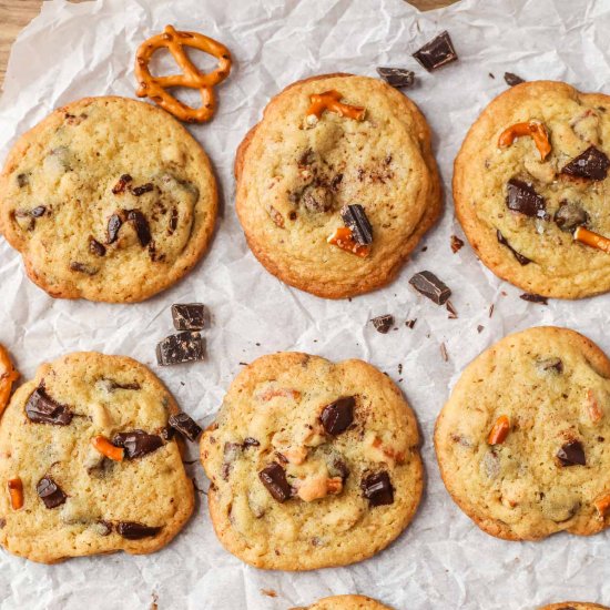 Chocolate Chip Pretzel Cookies