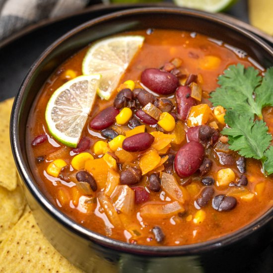 Easy Mexican Bean Soup