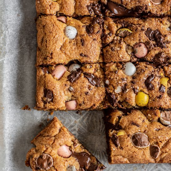 Mini Egg Cookie Bars