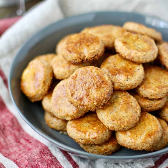 Cheddar and Pecan Crackers