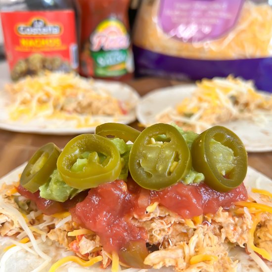 Easy Creamy Chicken Tacos Recipe