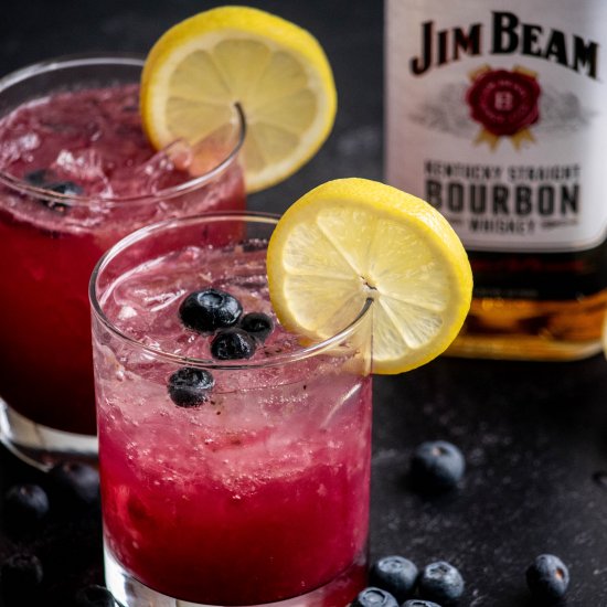 Blueberry Whiskey Lemonade